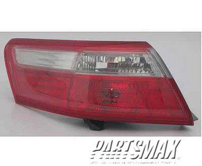 2818 | 2007-2009 TOYOTA CAMRY LT Taillamp lens/housing outer lamps; USA built | TO2818129|8156006240