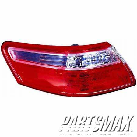 2818 | 2007-2009 TOYOTA CAMRY LT Taillamp lens/housing outer lamps; Japan built | TO2818131|8156133460
