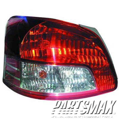 2220 | 2007-2012 TOYOTA YARIS LT Taillamp lens/housing BASE; Sedan; w/o Sport Pkg | TO2818133|8156152550
