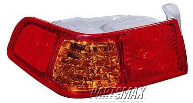 2819 | 2000-2001 TOYOTA CAMRY RT Taillamp lens/housing USA built; w/FKI brand lamps | TO2819113|81550AA030