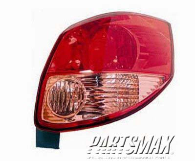2819 | 2003-2004 TOYOTA MATRIX RT Taillamp lens/housing all | TO2819118|8155002210