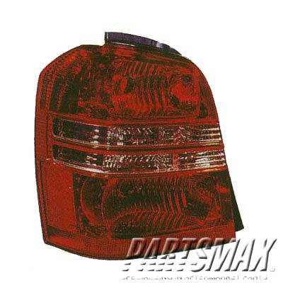 2230 | 2001-2003 TOYOTA HIGHLANDER RT Taillamp lens/housing all | TO2819119|8155148050