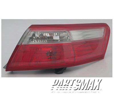2819 | 2007-2009 TOYOTA CAMRY RT Taillamp lens/housing outer lamps; USA built | TO2819129|8155006240