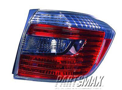 2819 | 2008-2010 TOYOTA HIGHLANDER RT Taillamp lens/housing HYBRID | TO2819139|8155148200