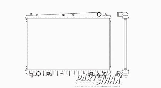 3010 | 2001-2003 TOYOTA SIENNA Radiator assembly all | TO3010164|164000A210