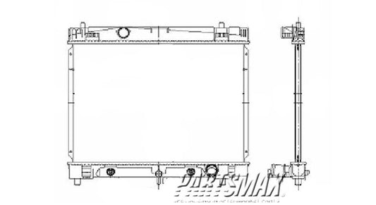 3010 | 2007-2012 TOYOTA YARIS Radiator assembly A/T; Original Equipment | TO3010306|1640021371