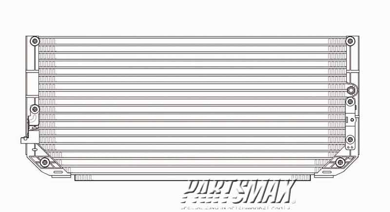 3030 | 1998-2002 TOYOTA COROLLA Air conditioning condenser all | TO3030112|8846002050
