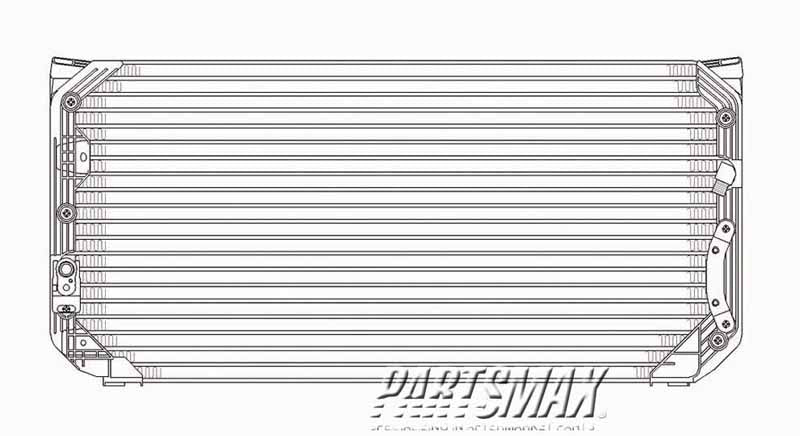 3030 | 1994-1997 TOYOTA COROLLA Air conditioning condenser all | TO3030114|8846012460