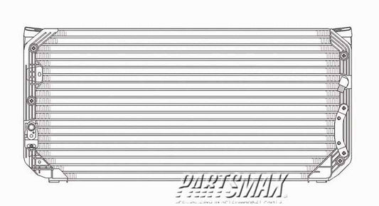 3030 | 1994-1997 TOYOTA COROLLA Air conditioning condenser all | TO3030114|8846012460