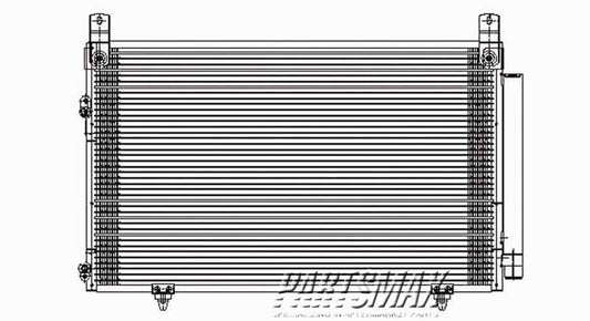 2910 | 2001-2007 TOYOTA HIGHLANDER Air conditioning condenser Exc HYBRID | TO3030116|8846048020