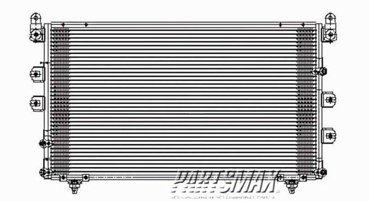 3030 | 2001-2007 TOYOTA SEQUOIA Air conditioning condenser all | TO3030140|884600C080