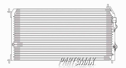 3030 | 1998-2003 TOYOTA SIENNA Air conditioning condenser all | TO3030141|8846008010