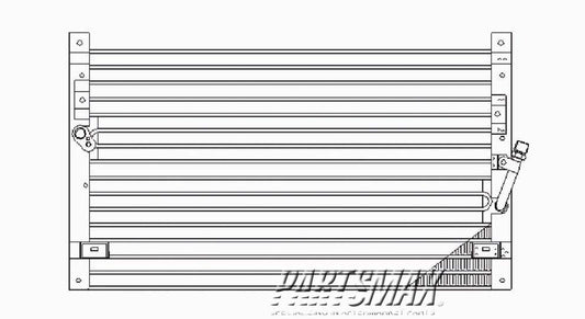 3030 | 1995-1997 TOYOTA TACOMA Air conditioning condenser all | TO3030145|8846104020