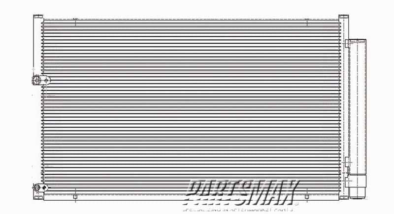 3030 | 2004-2009 TOYOTA PRIUS Air conditioning condenser all | TO3030192|8845047020
