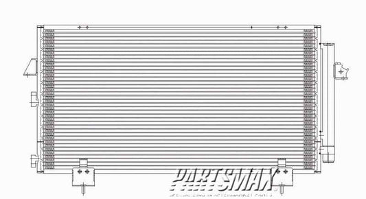 3030 | 2004-2005 TOYOTA RAV4 Air conditioning condenser all | TO3030193|8846042090