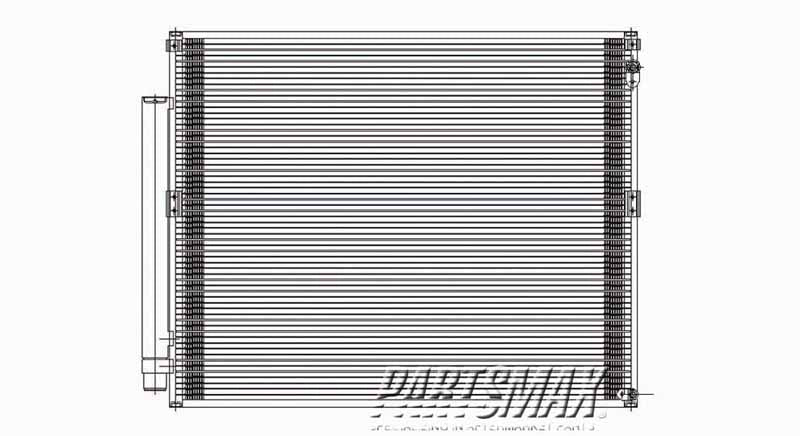 3030 | 2004-2006 LEXUS GX470 Air conditioning condenser To 1-06 | TO3030199|8846160091