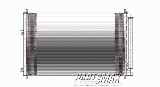 2910 | 2006-2012 TOYOTA RAV4 Air conditioning condenser all | TO3030204|884600R011