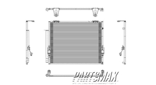 3030 | 2012-2019 TOYOTA SEQUOIA Air conditioning condenser  | TO3030210|884600C101