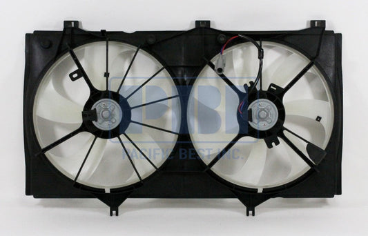 3115 | 2007-2009 TOYOTA CAMRY Radiator cooling fan assy 4 cyl; Sedan; Manual Trans; Motor/Blade/Shroud Assy; see notes | TO3115151|167110H090-PFM