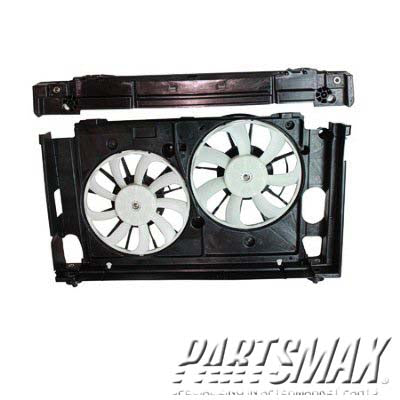 3115 | 2010-2015 TOYOTA PRIUS Radiator cooling fan assy w/Upper Shroud; Motor/Blade/Shroud Dual Fan Assy; see notes | TO3115159|1671137040-PFM