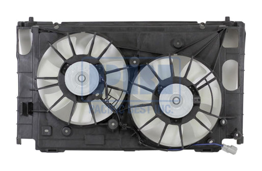 3115 | 2010-2015 TOYOTA PRIUS Radiator cooling fan assy w/o Upper Shroud; Motor/Blade/Shroud Dual Fan Assy; see notes | TO3115176|1671137040-PFM