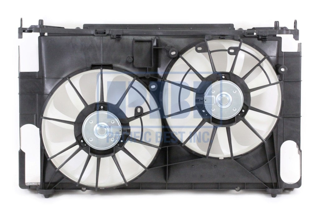 3115 | 2013-2017 TOYOTA RAV4 Radiator cooling fan assy Japan Built; Motor/Blade/Shroud Dual Fan Assy; see notes | TO3115177|1671136150-PFM