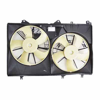 2880 | 2011-2013 TOYOTA HIGHLANDER Radiator cooling fan assy HYBRID; Motor/Blade/Shroud/Module Dual Fan Assy; see notes | TO3115184|1671131520-PFM