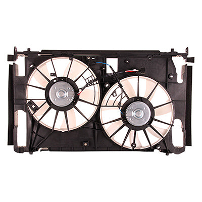 3115 | 2009-2012 TOYOTA RAV4 Radiator cooling fan assy 3.5L; Japan Built; w/o Towing Pkg; Motor/Blade/Shroud Assy; see notes | TO3115186|1671131261-PFM