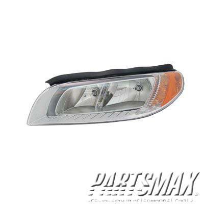 2502 | 2008-2011 VOLVO XC70 LT Headlamp assy composite Halogen | VO2502123|312143555