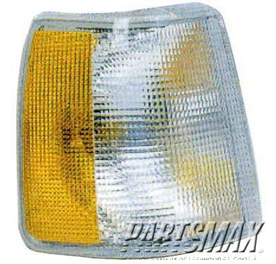 2520 | 1991-1995 VOLVO 940 LT Parklamp assy 940; w/o fog lamps; includes signal lamp | VO2520105|13696091