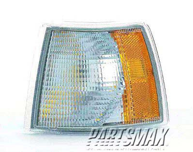 2550 | 1993-1997 VOLVO 850 LT Front marker lamp assy w/dual bulb headlamps; includes park/signal | VO2550101|68177690
