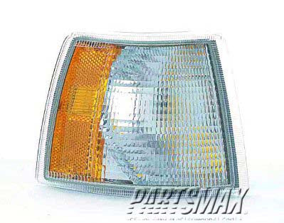 2551 | 1993-1997 VOLVO 850 RT Front marker lamp assy w/dual bulb headlamps; includes park/signal | VO2551101|68177740