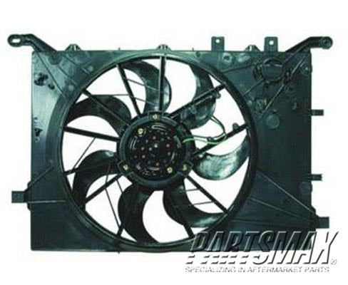 3115 | 2001-2004 VOLVO V70 Radiator cooling fan assy late design | VO3115109|306805474