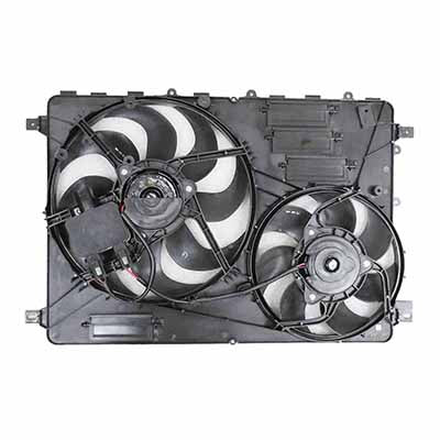 3115 | 2008-2010 VOLVO S80 Radiator cooling fan assy 4.4L; Dual Fan Assy; From Ch 65723 | VO3115116|316868082