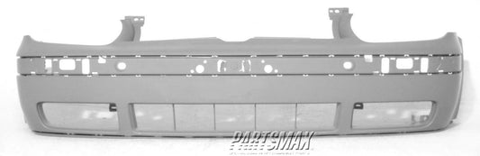 1000 | 1999-2006 VOLKSWAGEN GOLF Front bumper cover Type 4; includes outer support; prime; except R32 | VW1000135|1J0807217DGRU