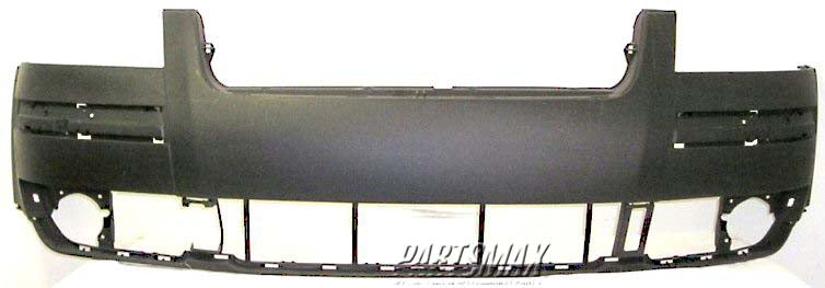 1000 | 2001-2005 VOLKSWAGEN PASSAT Front bumper cover late design; w/o headlamp washer; prime | VW1000144|3B0807217MGRU