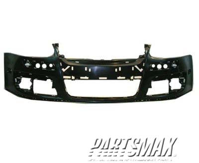 1000 | 2005-2010 VOLKSWAGEN JETTA Front bumper cover Sedan; GEN 5; prime | VW1000161|1K0807217AGRU