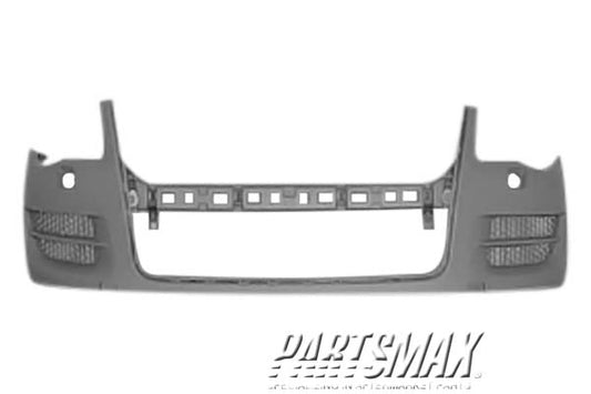250 | 2008-2010 VOLKSWAGEN TOUAREG Front bumper cover w/Headlamp Washer; w/o Parking Sensors | VW1000170|7L6807217AQGRU