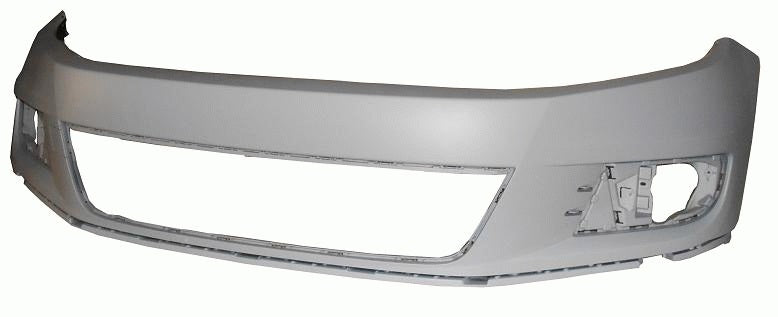 1000 | 2017-2018 VOLKSWAGEN TIGUAN LIMITED Front bumper cover S|SE|SEL; Type 2; w/o Headlamp Washer; w/o Parking Aid; prime | VW1000211|5N0807217ENGRU