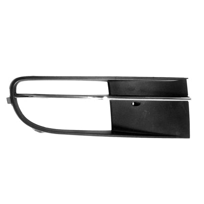 530 | 2012-2016 VOLKSWAGEN BEETLE RT Front bumper insert Fog Lamp Bezel Assy; w/Fog Lamps; Chrome/Black | VW1039117|5C5854662C9B9