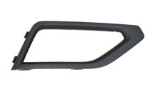 530 | 2018-2020 VOLKSWAGEN ATLAS RT Front bumper insert w/o R-Line Pkg; w/Fog Lamps; Outer Grille/Fog Lamp Bezel; Satin Black | VW1039157|3CN853666A9B9