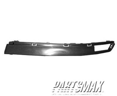 1046 | 2001-2005 VOLKSWAGEN PASSAT LT Front bumper molding late design; center; prime | VW1046101|3B0807717CGRU