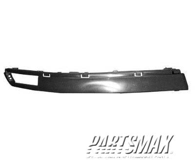 1047 | 2001-2005 VOLKSWAGEN PASSAT RT Front bumper molding late design; center; prime | VW1047101|3B0807718CGRU