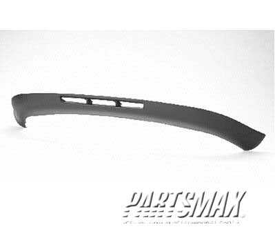 1093 | 1999-2002 VOLKSWAGEN JETTA Front bumper spoiler Type 4; 4dr sedan; matte-black; to VIN 2099360 | VW1093104|1J5805903BB41