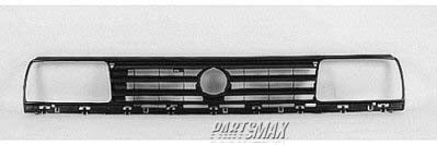 1200 | 1988-1992 VOLKSWAGEN JETTA Grille assy black | VW1200102|165853653E01C