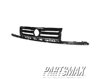 1200 | 1993-1995 VOLKSWAGEN JETTA Grille assy prefinished matte black | VW1200123|VW1200123