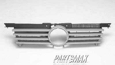 1200 | 1999-2003 VOLKSWAGEN JETTA Grille assy type 4; 4dr sedan;  includes grille & frame; primed gray | VW1200131|VW1200131