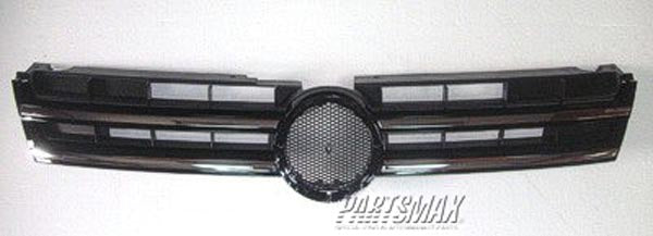 1200 | 2010-2013 VOLKSWAGEN TOUAREG Grille assy From 12-10; w/o Emblem | VW1200154|7P6853651AZLL