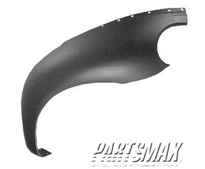 60 | 1998-2003 VOLKSWAGEN BEETLE RT Front fender assy 2dr hatchback | VW1241131|1C0821106FGRU