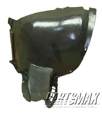 1248 | 2007-2008 VOLKSWAGEN EOS LT Front fender inner panel Front; To VIN 7026000 | VW1248106|1Q0805911B